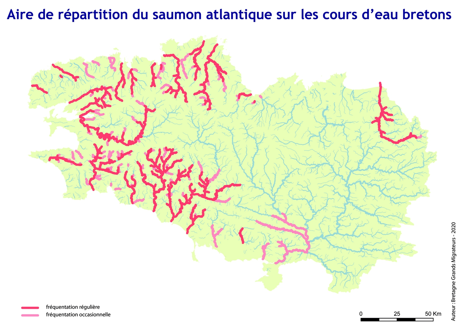 Aire de repartition SAT ONEMA INRA 2012