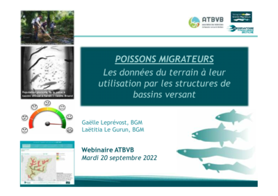 (Re)voir le Webinaire « Les poissons migrateurs : les ... Image 1