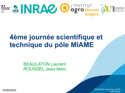 4ème journée scientifique et technique du Pôle MIAME le 15 ... Image 1